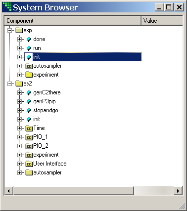 MD System Browser for exp and as2